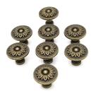 Knobs Handles puxa latão antigo vintage LXZ para gabinete