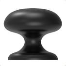 Knobs trust4care, preto fosco, grande, com base larga, pacote com 8