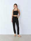 KO 6030 CONJUNTO RIBANA FEMININO Cor:PretoTamanho:GG