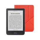 Kobo Clara BW eReader 6" à prova d'água com estojo vermelho caiena