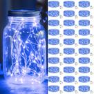 Kolpop, pacote com 30 LED azul, Fairy String Lights, bateria à prova d'água