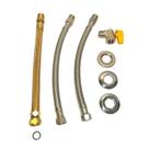 Komeco kit flexiveis p/ aquecedor a gas m1/2" x f1/2" 30cm (lote: hk0123082101) Komeco kit flexiveis p/ aquecedor a gas m1/2" x f1/2" 30cm (lote: hk0123082101)