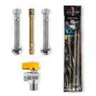 Komeko Kit Instalcao P/ Aquecedor a Gas M1/2" X F1/2" 40CM (Lote: HK0124011801)