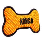 Kong Armor Bone Assorted Brinquedo Com Apito Para Cachorro Médio - Laranja