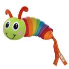 Kong Bat-a-Bout Clackz Caterpillar Brinquedo Lagarta Com Fitas Coloridas e Catnip Para Gatos