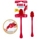 KONG BRUSH Escova de Limpeza para Brinquedos Recheáveis Vermelha