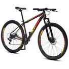 KRW Alumínio Shimano TZ 24 Velocidades Freio a Disco Ltx K11