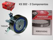 Ks302 kit correia dentada tensionador astra monza kadett ipanema omega suprema vectra zafira - GATES