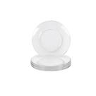 Kt c/6 Prato Duralex Astral Sobremesa Vidro Transparente