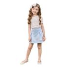 kukie Blusa Cotton Manga Curta Branco kukie Blusa Cotton Manga Curta Branco