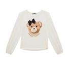 Kukie Blusa Malha Manga Longa Branco Kukie Blusa Malha Manga Longa Branco