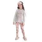 Kukie Conjunto Pijama Blusa e Legging Branco Kukie Conjunto Pijama Blusa e Legging Branco