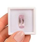 Kunzita Rosa Cushion Baguete 12,36ct