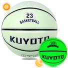 KUYOTQ Glow in Dark Basketball 7, 75 cm em couro composto