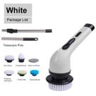 (KWW) Novidade! Escova De Limpeza Elétrica 7 Em 1 e 9 em 1Giratória Recarregável.