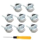 Kyuionty 8 Peças Conector de Cabo Tipo Abraçadeira 3/4 Polegada, Conector de Cabo com Abraçadeira em Liga de Zinco para Eletroduto Metálico, Protege os Cabos
