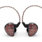 KZ AS10, fone de ouvido intra-auricular estéreo HiFi LINSOUL 5BA, fone de ouvido de alta resolução com cabo de 0,75 mm e 2 pinos, cinco drivers de armadura balanceada, cancelamento de ruído (sem microfone, preto)