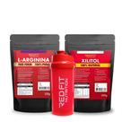 L-Arginina 250g Xilitol 500g - 100% Pura Importada - Red Fit Nutrition