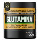 L - Glutamina Pura 100% Importada 100g Suplemento da Fabrica