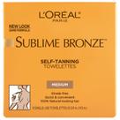L'Oreal Paris Sublime Bronze Lenços Autobronzeadores -6 Unid