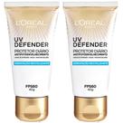 L'Oréal Paris UV Defender Kit - 2 Protetores Solares Faciais FPS 60