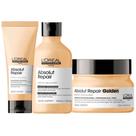 L'oréal Professionnel Absolut Repair Gold Quinoa + Protein Kit Shampoo + Condicionador + Máscara Light