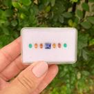 L0107 2,41ct 7ø - Safira + Esmeralda +