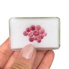 L0127 6,70ct 13ø - Turmalina Rosa Vermelha