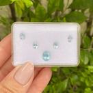 L0306 3,23ct 5ø - Água Marinha + Safira