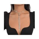 L0313-Colar Bijuteria Festa Luxo Elegante Y Strass Formatura M0205