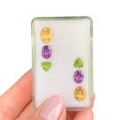 L0452 7,01ct 6ø - Citrino + Peridoto + L0452 7,01ct 6ø - Citrino + Peridoto +