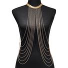 L0601-Body Chain Bijuteria Luxo Colar Corporal Elegante