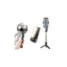 L09 Estabilizador Gimbal Preto com Led e Tripé para Gravações ao Ar Livre