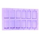L11 Molde de silicone pirulito retângulo para decorar