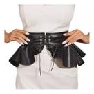 L1208-Cinto Largo Para Vestido Corselet Cadarço Ilhó Festa 92j