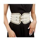 L1224-Cinto Largo Para Vestido Corset Afinar Cintura Fivela J682