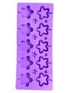 L14 Molde de silicone pirulito chocalho estrela petit para decorar