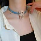 L2085-Colar Bijuteria Festa Luxo Choker Urso Pérola Estrela 19s122 L2085-Colar Bijuteria Festa Luxo Choker Urso Pérola Estrela 19s122