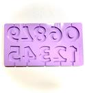 L33 Molde de silicone pirulito números para decorar