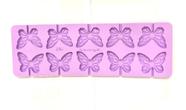 L36 Molde de silicone pirulito borboleta para decorar