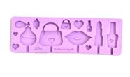 L38 Molde de silicone pirulito maquiagem bolsa perfume para decorar