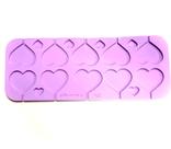 L40 Molde de silicone pirulito coração para decorar