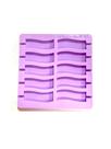 L47 Molde de silicone pirulito retangular ondulado para decorar