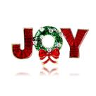 L7203-Broche Femininos Masculinos Personalizado Para Roupa Vestido Terno Presente Coleção Natal Guirlanda Laço Pedraria