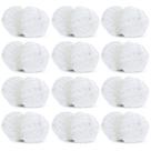 Lã Chenille Chunky HOMBYS Branco Puro 12 Unidades 25 m 226 g