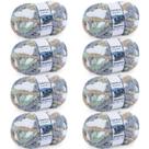 Lã Chenille Jumbo 10 Chunky Cozyful, 8 novelos, 226 g