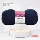 Lã Magic de 100g 230m cor Azul Marinho 640 Lã Magic de 100g 230m cor Azul Marinho 640
