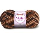 Lã Mollet 200m 100g Capuccino Mescla Marrom 9601 Círculo - Circulo