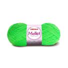 Lã mollet cor 781 verde-neon unidade