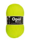 Lã para Meias Opal Uni 4 Fios 100 g 75% Lã Amarelo Neon